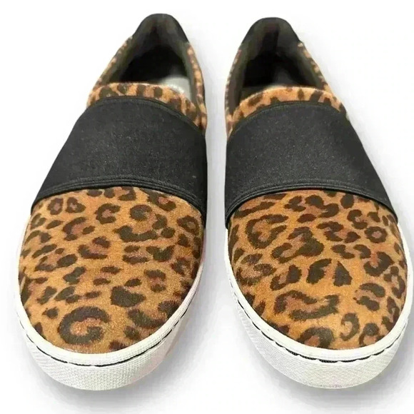 Clarks Pawley Wes Sneaker, Leopard Print Suede, Womens Size 7 **Like New** - Picture 6 of 10
